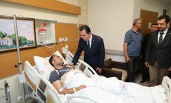 Vali Karakaya’dan kazada yaralanan polislere ziyaret