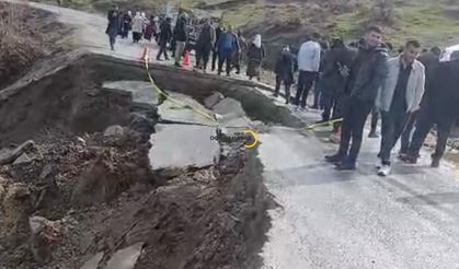 8 Yerleşimin Kullandığı Yol Çöktü: 3 Bin Kişi Ulaşımsız Kaldı, Öğretmenler Okula Gidemedi