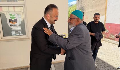 Mutki'de bayramlaşma töreni