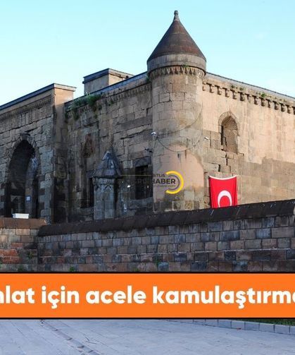 Bitlis Ahlat için acele kamulaştırma kararı Resmî Gazete'de