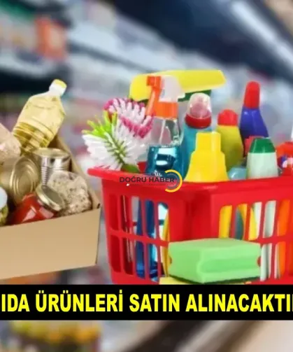 GIDA ÜRÜNLERİ SATIN ALINACAKTIR