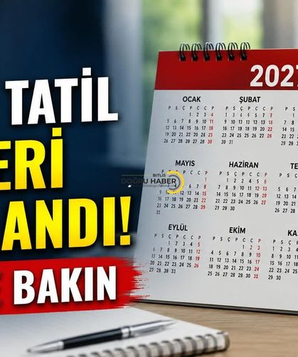 2027 Resmi Tatil Günleri Açıklandı! Takvime Bakın