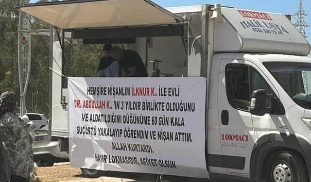 Lokmalı ifşa: Aldatıldığını öğrenince hayır lokması dağıttı