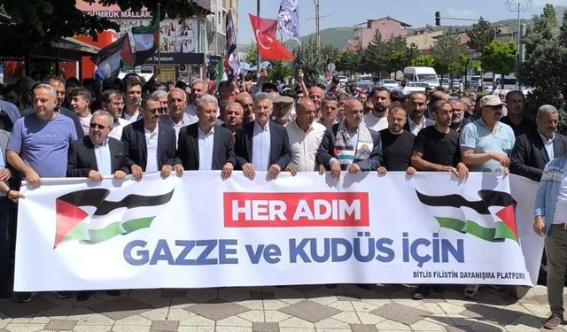 Bitlis’in Güroymak İlçesinde “Filistin İçin Harekete Geç” Çağrısı