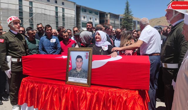 Pençe-Kilit şehidi Bitlis’te son yolculuğuna uğurlandı