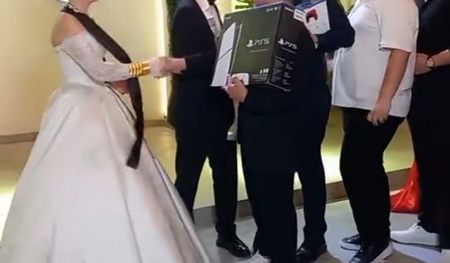 Bursa’da ilginç takı töreni