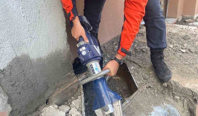 Soba Bacasına Düşen Minik Köpekler Kurtarıldı