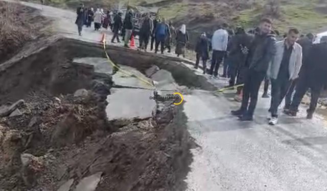 8 Yerleşimin Kullandığı Yol Çöktü: 3 Bin Kişi Ulaşımsız Kaldı, Öğretmenler Okula Gidemedi