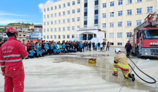 Lisede Yangın Eğitimi