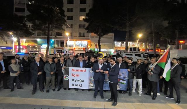 TATVAN’DA "SUMUD FİLOSU" İÇİN KİTLESEL TEPKİ: "BU BİR KORSAN SALDIRIDIR!"