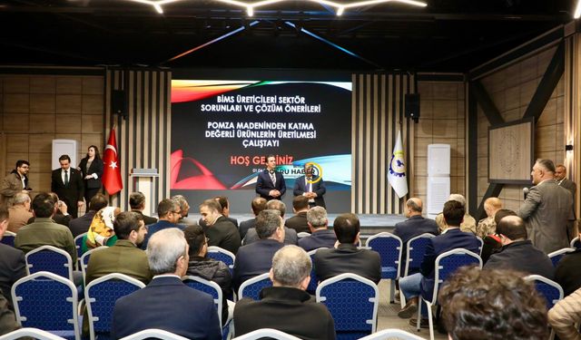 Tatvan’da Bims ve Pomza Sektörü Masaya Yatırıldı