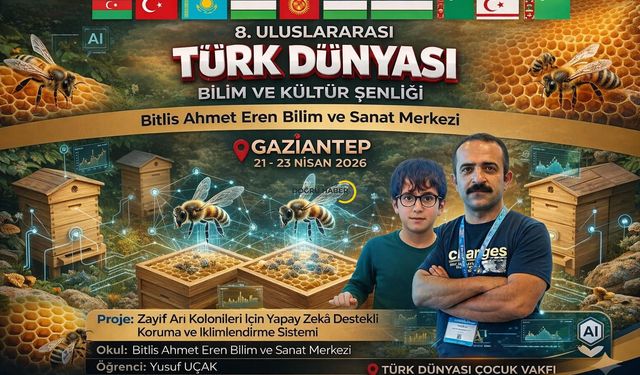 Bitlis Ahmet Eren Bilim ve Sanat Merkezi’nden Uluslararası Başarı