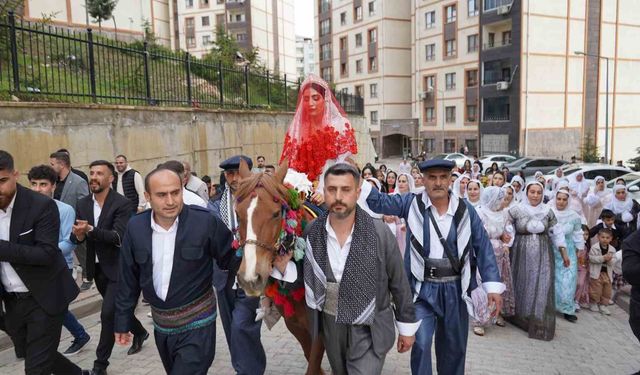 Şırnak’ta Gelin Atla Baba Evinden Alındı
