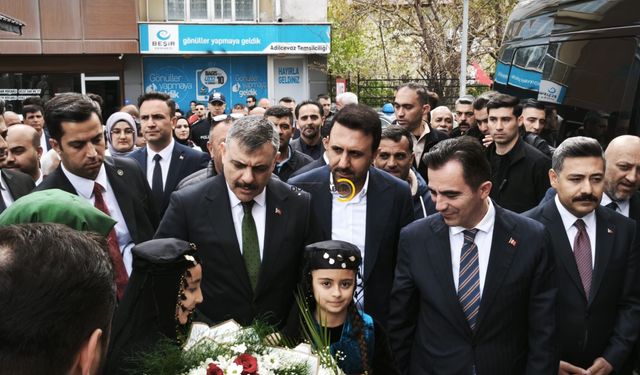Bakan Çiftçi'ye Adilcevaz'da görkemli karşılama