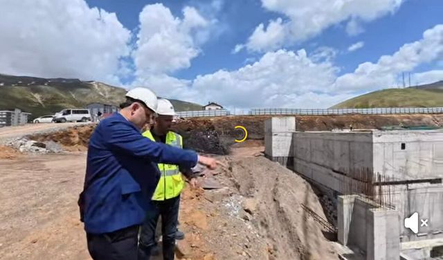 Bitlis'in en büyük sağlık yatırımında inşaat sezonu yeniden başladı