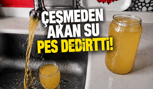 Tatvan'da Musluklardan Akan Su Şaşırttı!
