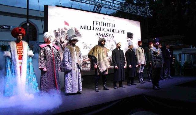 Amasya'da tarihe yolculuk: Bin yıllık kıyafetler podyuma çıktı