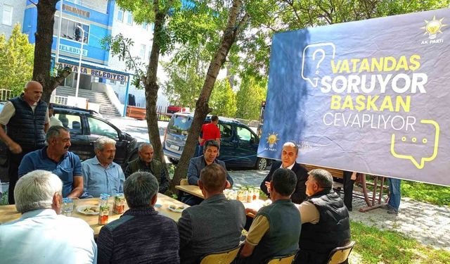 Başkan Toptaş Vatandaşların Sorularını Yanıtladı