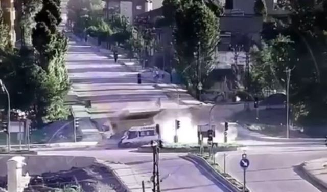 Hakkari'deki feci kazanın güvenlik kamerası görüntüleri ortaya çıktı