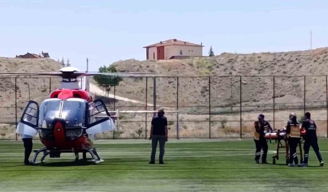 Kalp Krizi Geçiren Hasta Hava Ambulansıyla Sevk Edildi