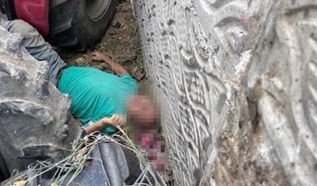 Kocaeli'de traktör kazası: Sürücü aracın altında kaldı