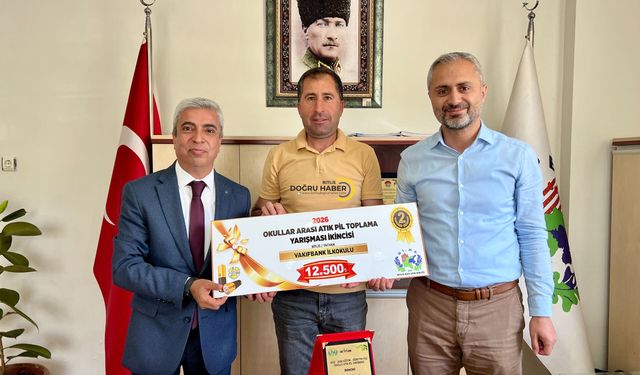 Bitlis’te Öğrencilerden Atık Pil Rekoru