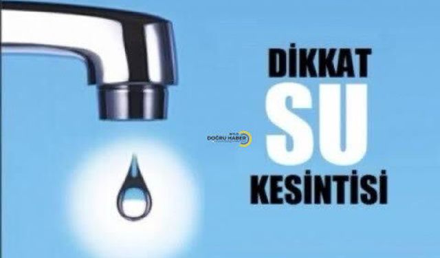 Bitlis'te Bugün Dikkat! 7 Saat Su Olmayacak