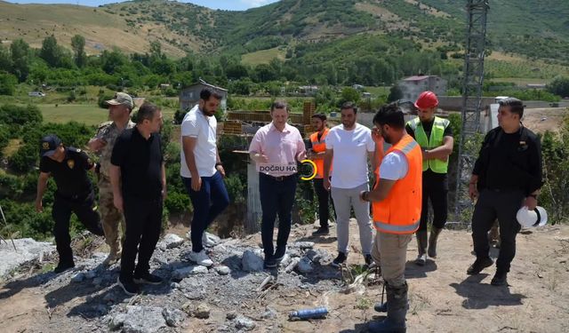 Tatvan Çevre Yolu'nda Çalışmalar Hız Kesmeden Sürüyor
