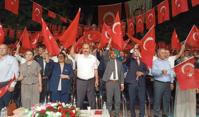 Batman'da 15 Temmuz Demokrasi Nöbeti Tutuldu