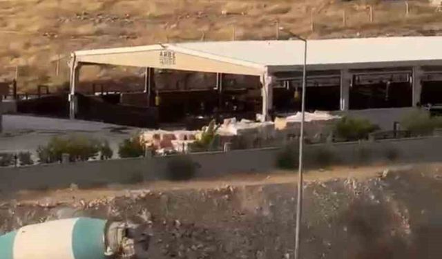 Beton Mikseri Yangına Geçit Vermedi