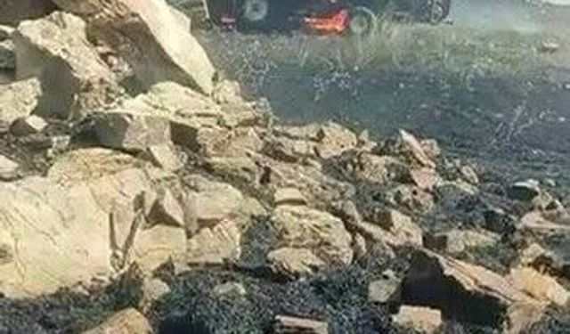 Diyarbakır'da Alev Alan Biçerdöver Kullanılamaz Hale Geldi