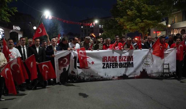 Şırnak'ta 15 Temmuz'un 10. Yılında Demokrasi Mesajı