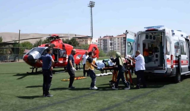 Yaralı Çocuk Hava Ambulansıyla Malatya'ya Sevk Edildi