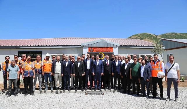 Tatvan Çevre Yolu Projesinde Çalışmalar Yerinde İncelendi