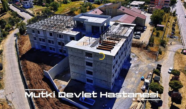 Mutki Devlet Hastanesi İnşaatı Hızla Yükseliyor