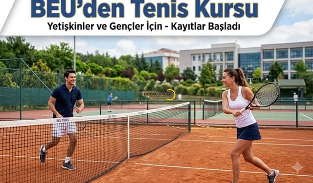 Bitlis Eren Üniversitesi'nden Tenis Kursu