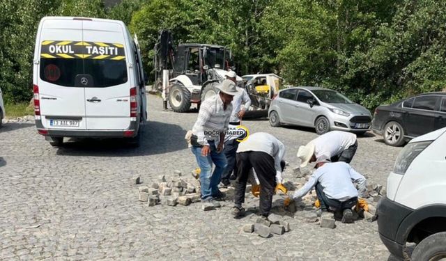 Nemrut Krater Gölü Yolunda Bakım ve Onarım Çalışmaları Sürüyor