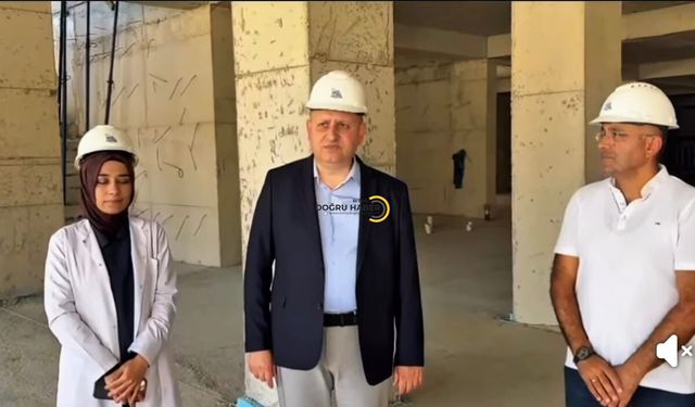 İl Sağlık Müdürü Ergene, Adilcevaz Devlet Hastanesi ve Yeni Hastane İnşaatında İncelemelerde Bulundu
