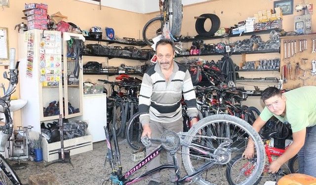 Erzincan’da Bisikletçilere Yaz Bereketi