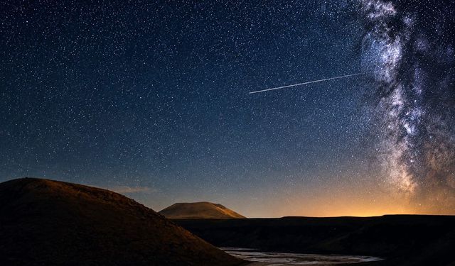Meke Gölü’nde Perseid Şöleni