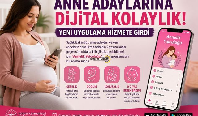 Anne Adaylarına Dijital Kolaylık! Yeni Uygulama Hizmete Girdi