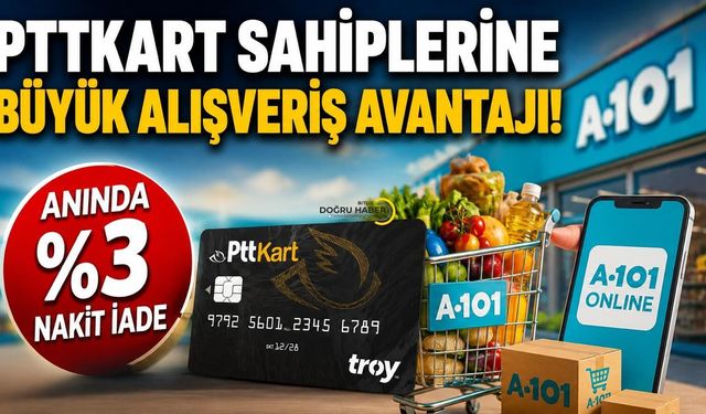 Ptt Kart Sahiplerine Büyük Alışveriş Avantajı!