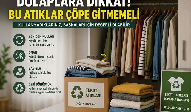 Dolaplara Dikkat! Bu Atıklar Çöpe Gitmemeli