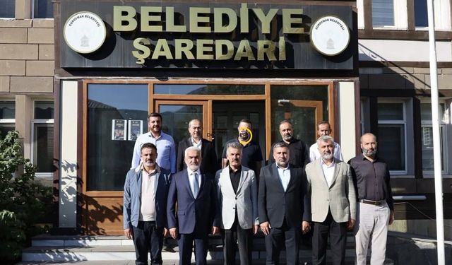 HÜDA PAR Genel Başkanı Yapıcıoğlu’ndan Belediye Başkanı Mutlu’ya Ziyaret