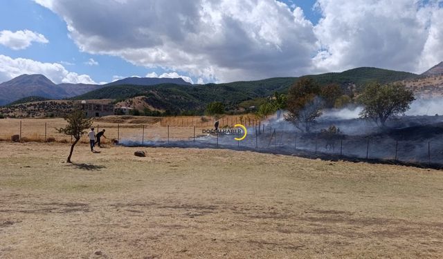 Hizan’da Gayda Köyü’nde Yangın Çıktı