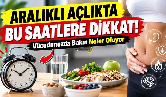 Aralıklı Açlıkta Bu Saatlere Dikkat!