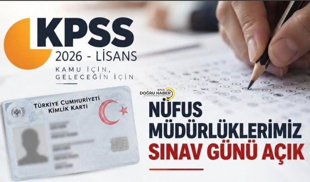 Bitlis’te KPSS adaylarına önemli kolaylık