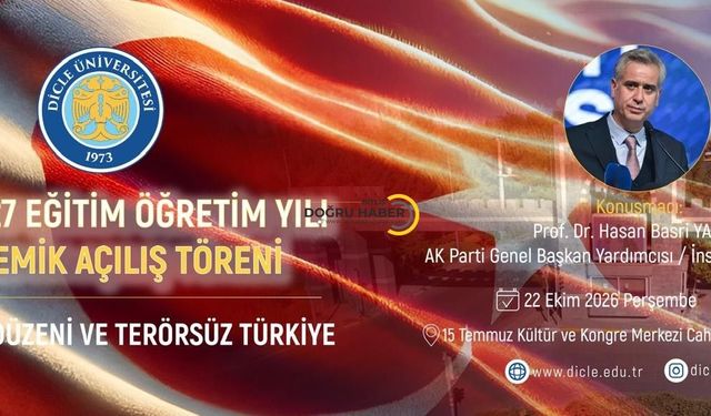Dicle Üniversitesi’nde akademik yıl açılış tarihi belli oldu