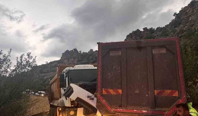 Adıyaman’da İki Kamyon Çarpıştı: 2 Yaralı