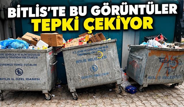 Bitlis’te Bu Görüntüler Tepki Çekiyor!